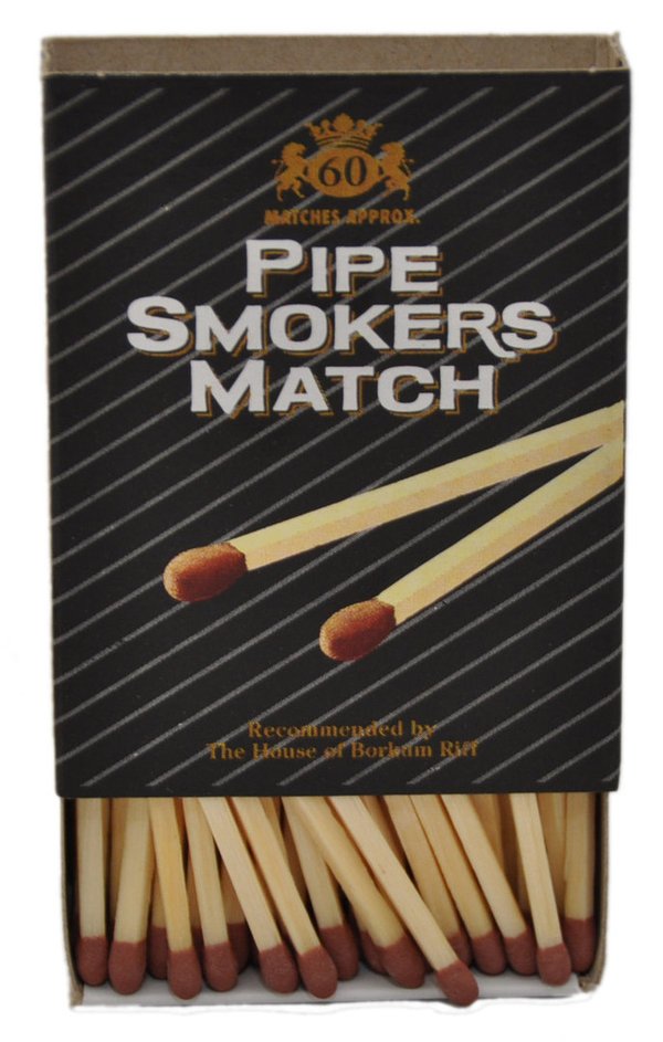 Pipe Smokers Zigarren Streichhölzer 60 Stück 56 MM