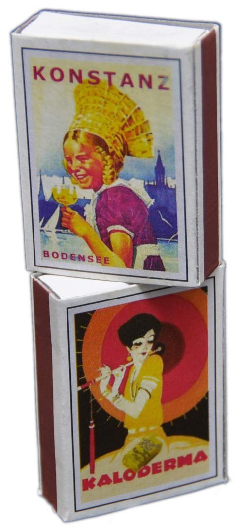 16 Schachteln Streichhölzer Vintage / Nostalgie Zündholzschachtel Zündhölzer 640 Stück